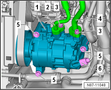 Engine bung set -VAS 6122