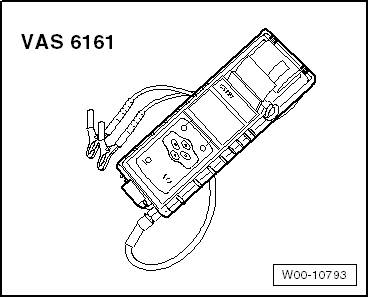 Battery tester with printer -VAS 6161-
