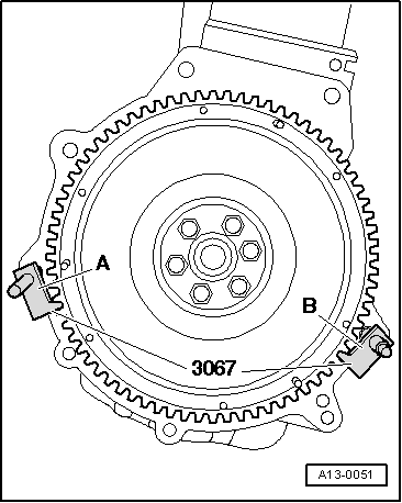 Removing and installing flywheel