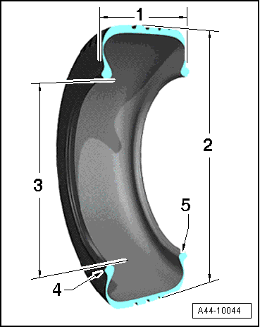 Run-flat tyres, structure of a PAX tyre