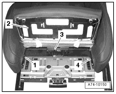 Removing and installing seat depth adjustment