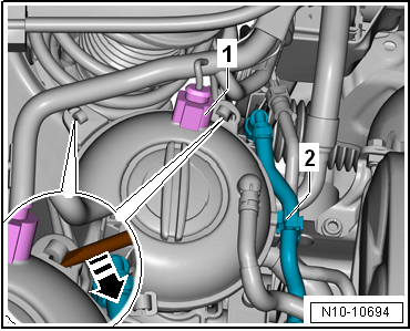 Supporting engine in installation position
