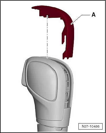 Moving push button to installation position in the handle