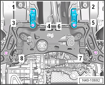 Fixing position of subframe