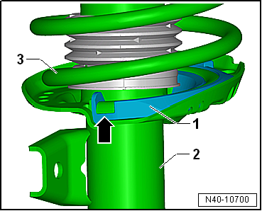 Repairing suspension strut