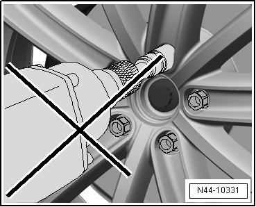 Fitting wheel, fitting instructions for Volkswagen