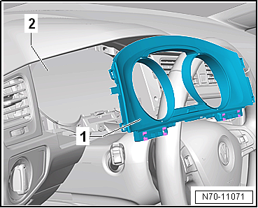 Removing and installing dash panel insert trim