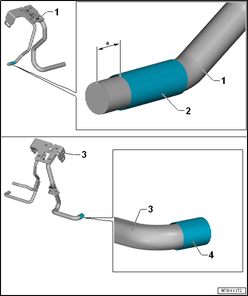 Removing and installing crash bar