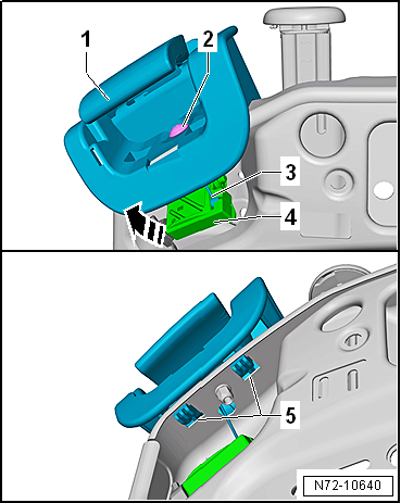 Removing and installing backrest release mechanism