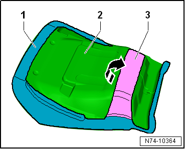 Separating seat pan cover from seat pan padding