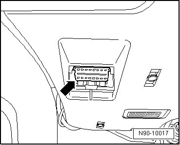 Connecting vehicle diagnostic tester