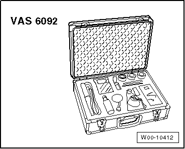 Window repair kit -VAS 6092-