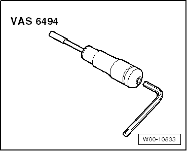 Removing and installing headlight main beam bulb -M30-/-M32- (LED)