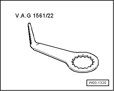 L-shaped blade, 19 mm -V.A.G 1561/21-