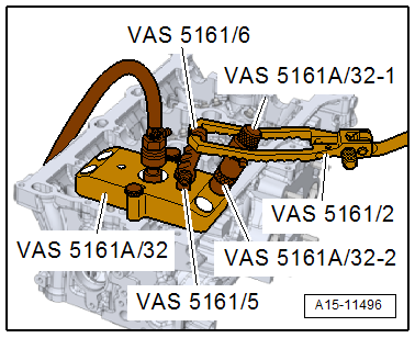 Removing and installing valve stem seals (cylinder head installed)
