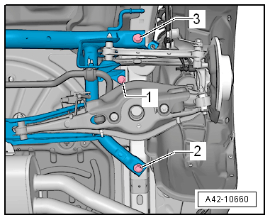 Fixing position of subframe, multi-link suspension, front-wheel drive, Golf GTE