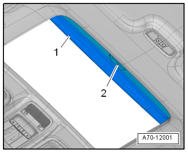 Removing and installing moulded headliner, saloon