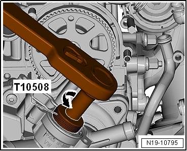 Removing and installing thermostat for large cooling circuit