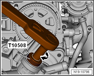 Removing and installing thermostat for large cooling circuit