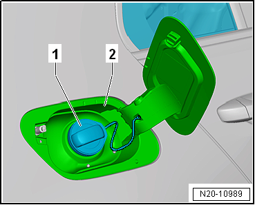 Emptying fuel tank with fuel pump intact, engine code CWVA