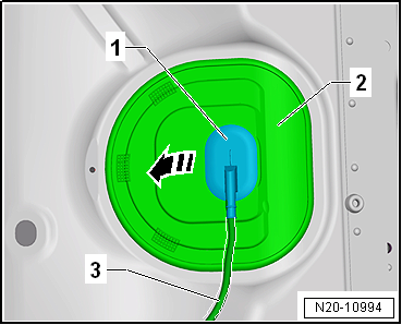 Emptying fuel tank with fuel pump intact, engine code CWVA