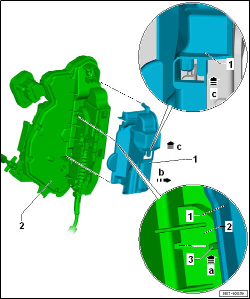 Removing and installing door lock