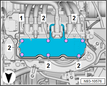 Removing and installing air conditioner compressor fuse -S355-