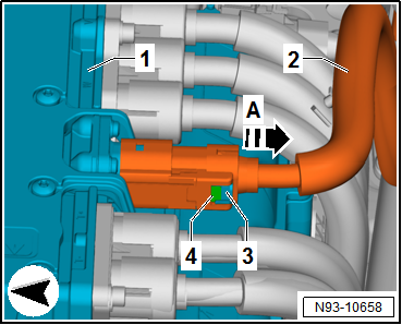 Removing and installing air conditioner compressor fuse -S355-