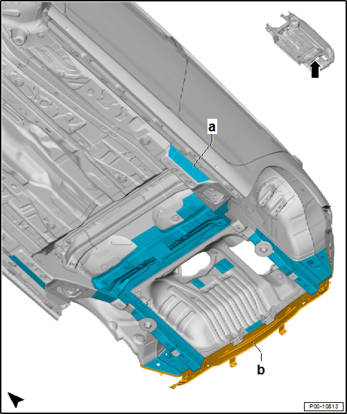 Undercoating, additional protected areas on hybrid vehicles