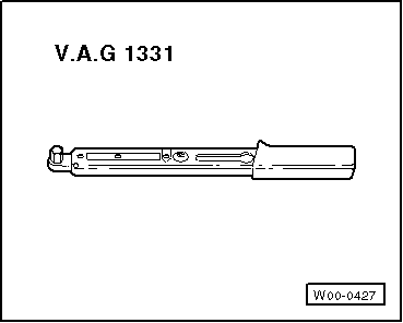 Torque wrench -V.A.G 1331-